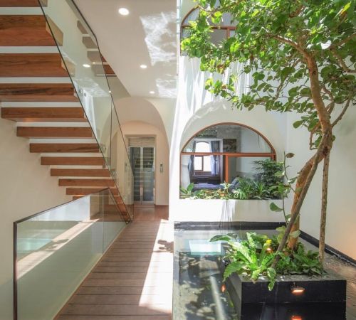 Các thiết kế giếng trời đẹp cho nhà ở