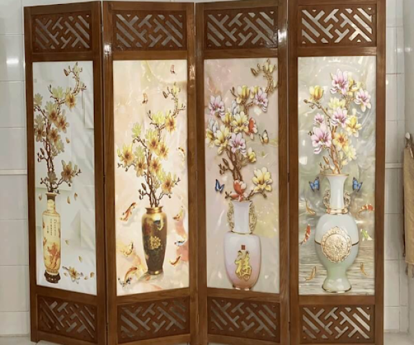 Các loại bình phong dùng trong nhà