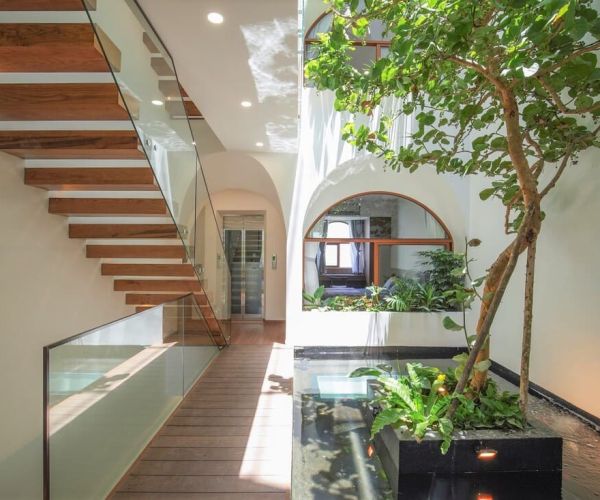 Các thiết kế giếng trời đẹp cho nhà ở