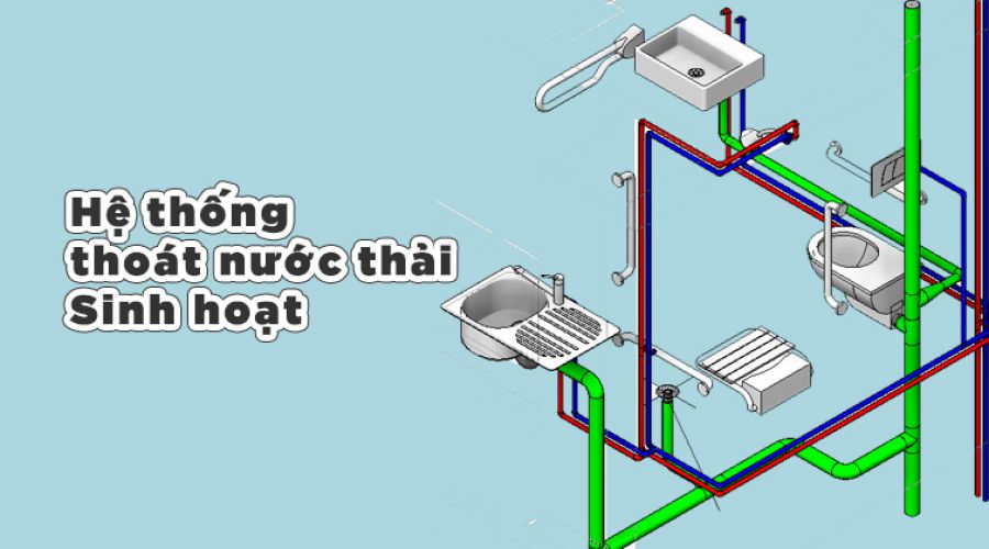Cách thiết kế đường ống thoát nước cho nhà ở